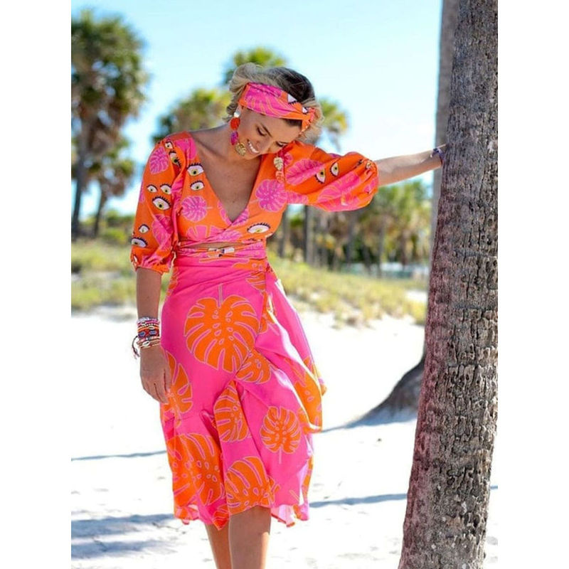 Buy Addery Catchy Evil Eye Bikini Top And Bottom Pack Of Online