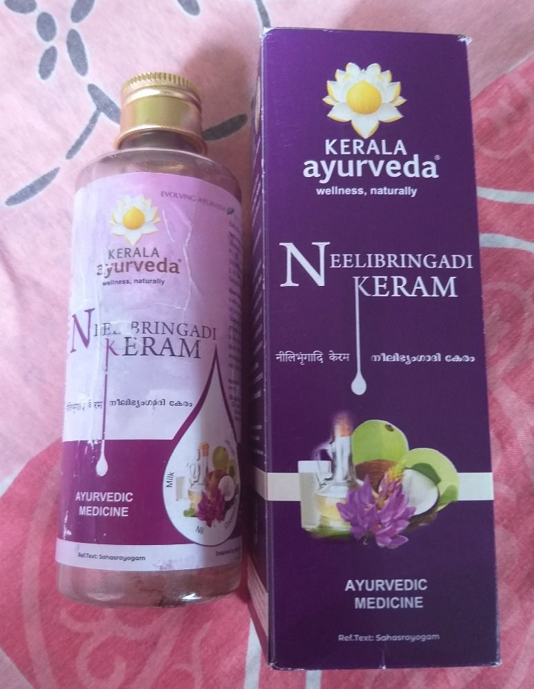 Kerala Ayurveda Neelibringadi Keram Daily Hair Oil For Delay Premature