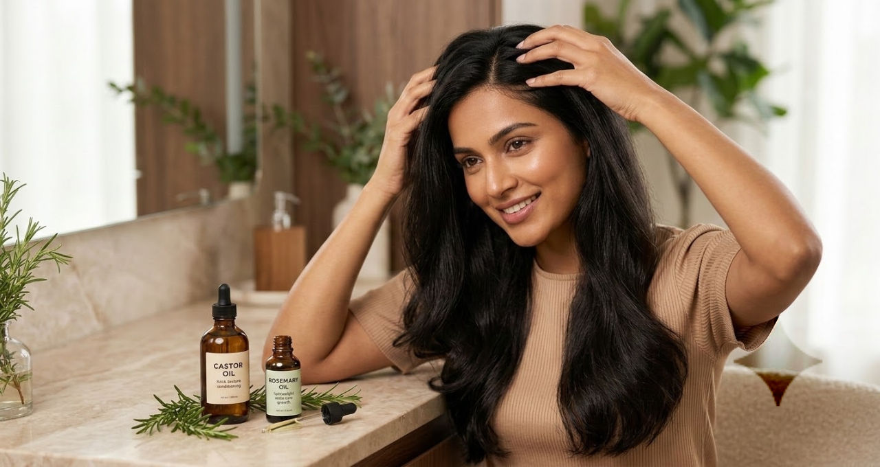 Castor Oil vs Rosemary Oil: Which One Is Better for Hair Growth?