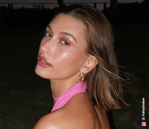 Hailey Bieber Barbie core Makeup