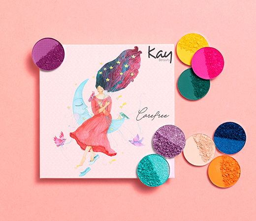 features of Kay Beauty Carefree Palette