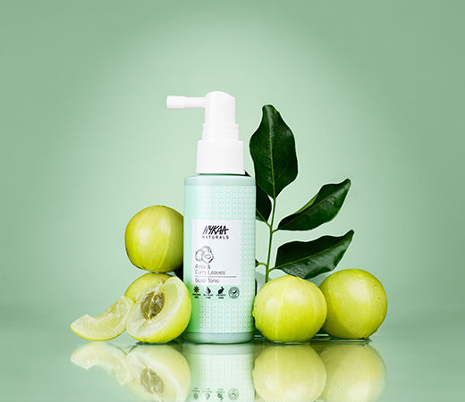 amla and curry leaves scalp serum
