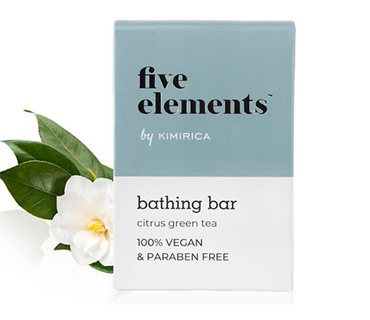 Kimirica Five Elements Citrus Green Tea Bathing Soap Bar