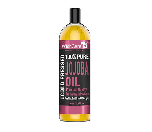 WishCare Pure Cold Pressed Natural Unrefined Jojoba Oil For Face, Hair & Skin