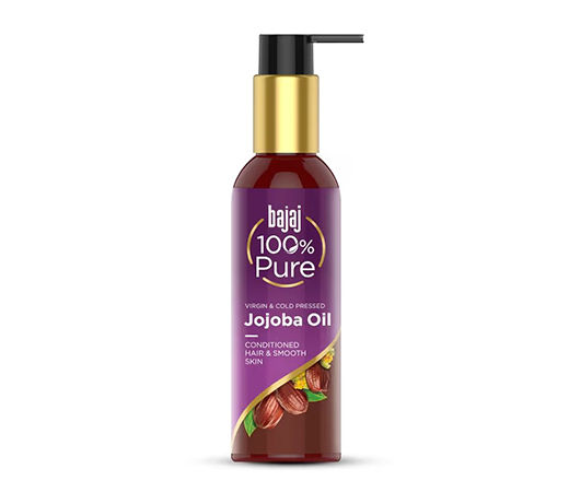 Bajaj 100% Pure Jojoba Oil - Virgin & Cold Pressed Conditioned Hair & Smooth Skin