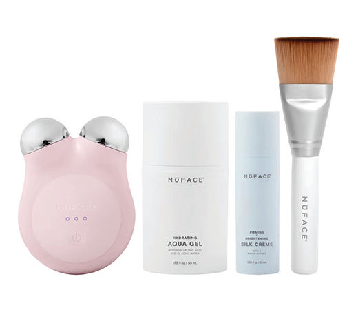 NuFace Mini+ Starter Kit - Sandy Rose