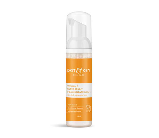 Dot & Key Vitamin C Super Bright Foaming Face Wash For Glowing Skin, Oily & Dry Skin, Sulphate Free