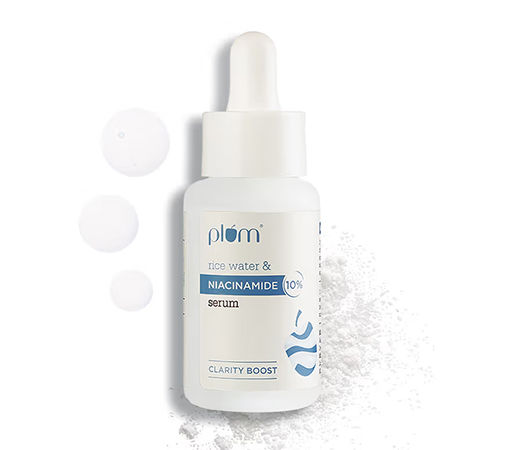 Plum 10% Niacinamide Face Serum With Rice Water For Clear & Bright Skin