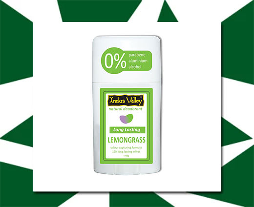 Indus Valley Natural Lemongrass Long Lasting Deodorant