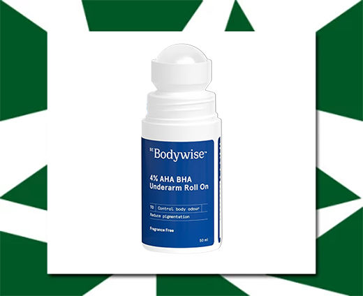 Be Bodywise 4% AHA BHA Fragrance Free Underarm Roll On