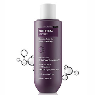  Bare Anatomy Anti Frizz Shampoo 24 Hours Frizz Control Hyaluronic Acid Paraben & Sulphate Free
