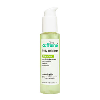 MCaffeine Niacinamide Green Tea Body Exfoliator with Aha