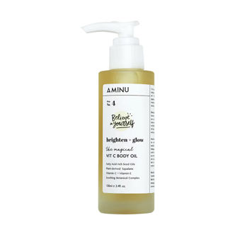 Aminu Brighten + Glow Vit C Body Oil