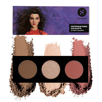 SUGAR Contour De Force Face Palette - 01 Subtle Summit