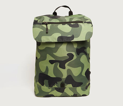 Bewakoof Army Camo Camouflage Drawstring Laptop Bag