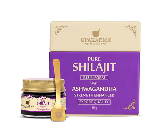 Upakarma Ayurveda Pure Shilajit Resin Form With Ashwagandha
