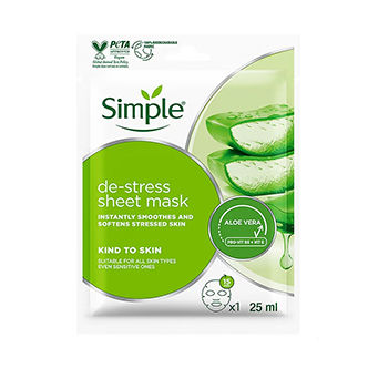 Simple Kind To Skin De-stress Sheet Mask
