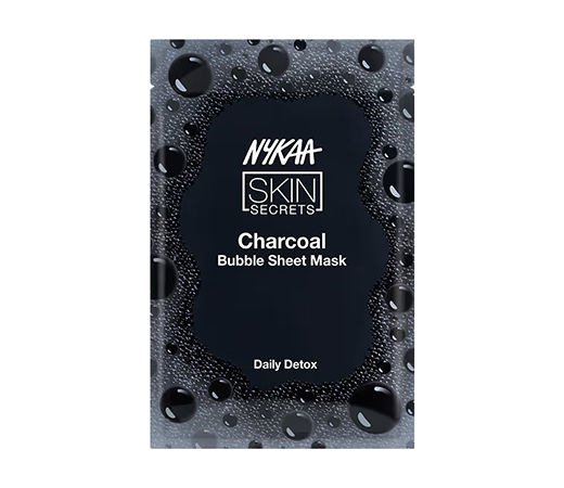 Nykaa Skin Secrets Charcoal Bubble Sheet Mask