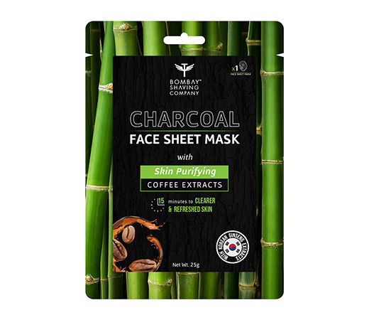 Bombay Shaving Company Charcoal Face Sheet Mask