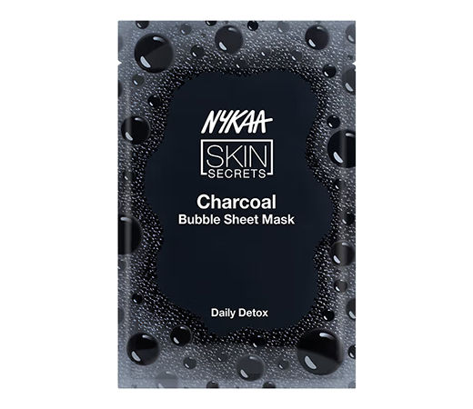 Nykaa Skin Secrets Charcoal Bubble Sheet Mask