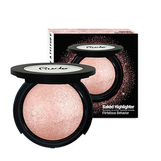 Rude Cosmetics Baked Highlighter Shimmer - Flirtatious Behaviour