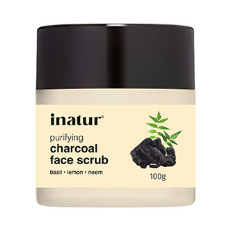 Inatur Charcoal Face Scrub