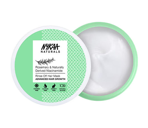 Nykaa Naturals Rosemary & Naturally Derived Niacinamide Hair Mask