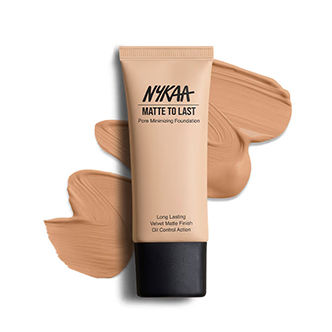 Matte To Last Pore Minimizing Foundation, Nykaa Cosmetics