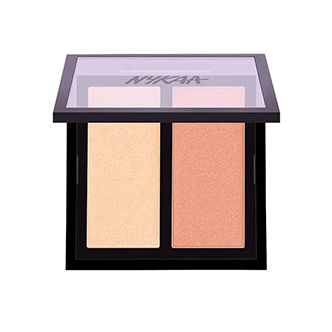 Glow Getter Highlighting & Illuminating Duo Palette - 24K Glam, Nykaa Cosmetics