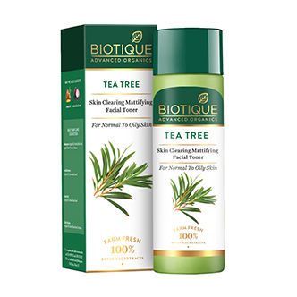 Biotique Tea Tree Skin Clearing Mattifying Facial Toner