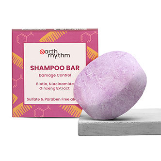 Earth Rhythm Shampoo Bar With Biotin, Niacinamide & Ginseng Extract
