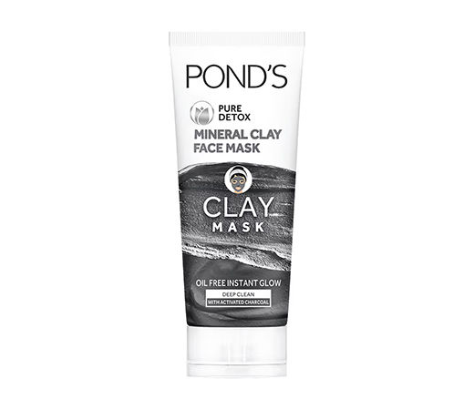 Ponds Pure Detox Mineral Clay Activated Charcoal Face Mask
