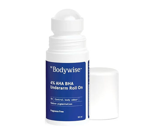 Be Bodywise 4% AHA BHA Fragrance-Free Underarm Roll On
