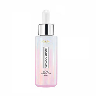 L'Oreal Paris Glycolic Bright Serum With 1% Glycolic Acid & Niacinamide, Reduces Dark Spots