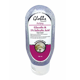 Globus Remedies Glycolic Acid And Salicylic Acid Face Wash