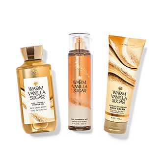 Bath & Body Works Warm Vanilla Sugar Shower Gel, Body Cream & Fine Fragrance Mist
