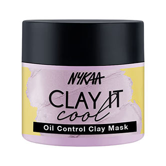  Nykaa Clay It Cool Oil Control Clay Mask With Salicylic Acid & Willow Bark Extract