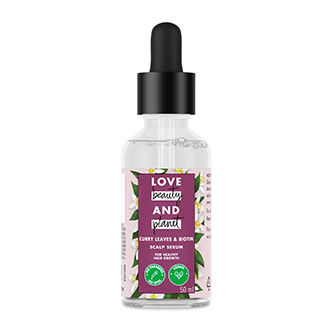 Love Beauty & Planet Hair Growth Scalp Serum With Curry Leaves, Vegan Biotin & Anagain