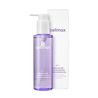 Celimax Blackhead Jojoba Korean Cleansing Oil- Makeup Remover, Dissolves Whiteheads, Blackheads