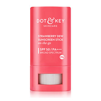 Dot & Key Strawberry On-The-Go SPF 50 Sunscreen Stick PA+++ For UVA/B Blocks
