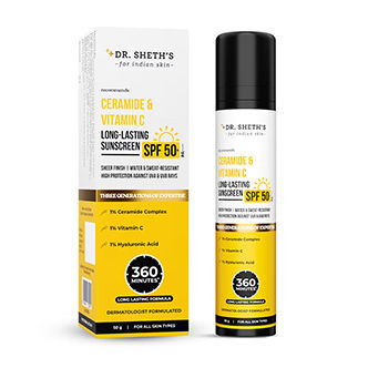  Dr.Sheth’s Ceramide & Vitamin C Long-Lasting Sunscreen
