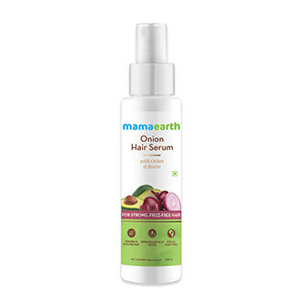 Mamaearth Onion Hair Serum with Onion & Biotin for Strong Frizz-Free Hair

