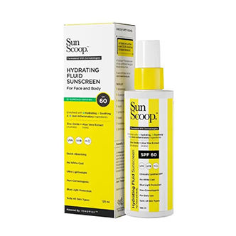 SunScoop Hydrating Fluid Sunscreen For Face And Body With SPF 60 PA++++