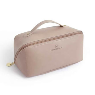 Inkmilan Pink Premium Large Capacity Travel Cosmetic Bag