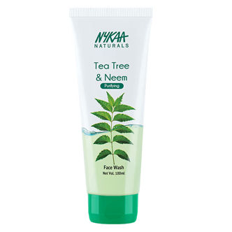 Nykaa Naturals Tea Tree & Neem Purifying Face Wash for Acne