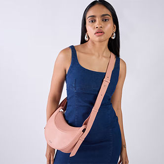 IYKYK by Nykaa Fashion Pink Moon Shaped Sling Bag