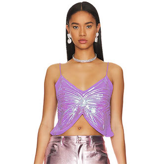 MORE TO COME Lesia Butterfly Top