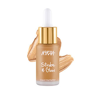 Nykaa Strobe & Glow Liquid Highlighter - Gold Mine