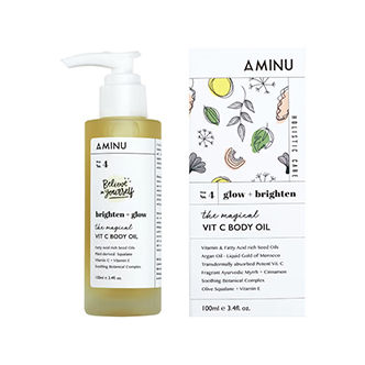 Aminu Vit C Body Oil for Brightening & Hydrating