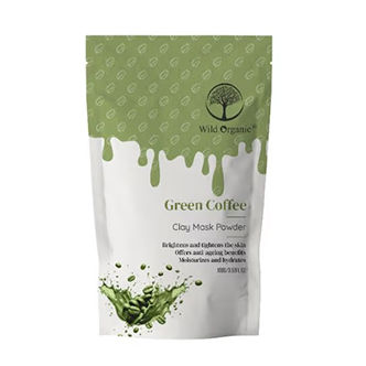 Wild Organic Green Coffee Clay Mask Powder
